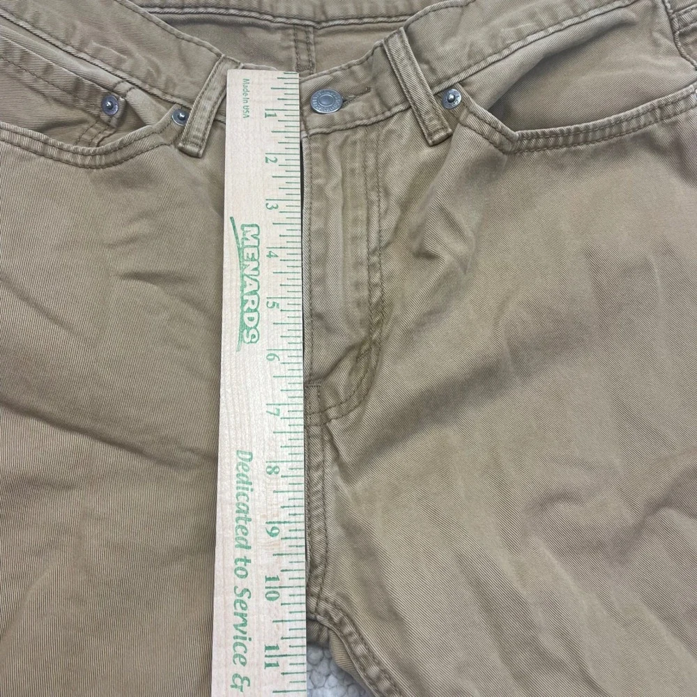 Levi's Pants Mens 34x34 Tan 514 Straight Fit Khaki Twill Trousers 00514-0531